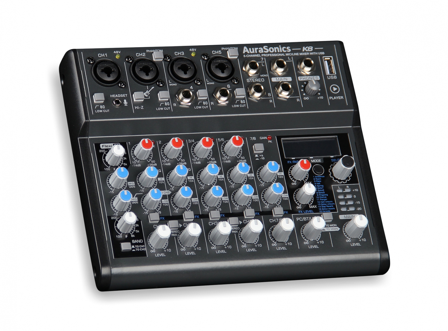 AuraSonics K8 компактный микшерный пульт в Пензе