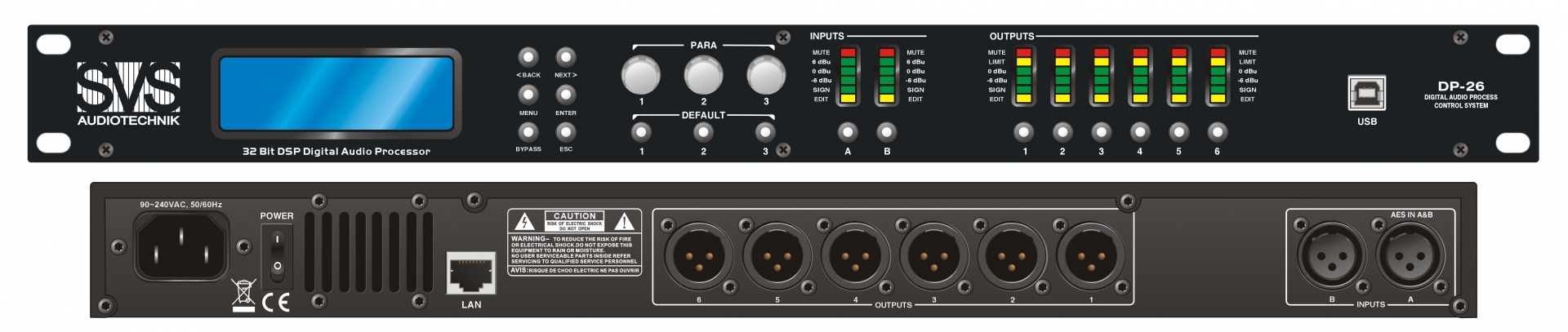 SVS Audiotechnik DP-26 Цифровой процессор: 2 входа 6 выходов в Пензе