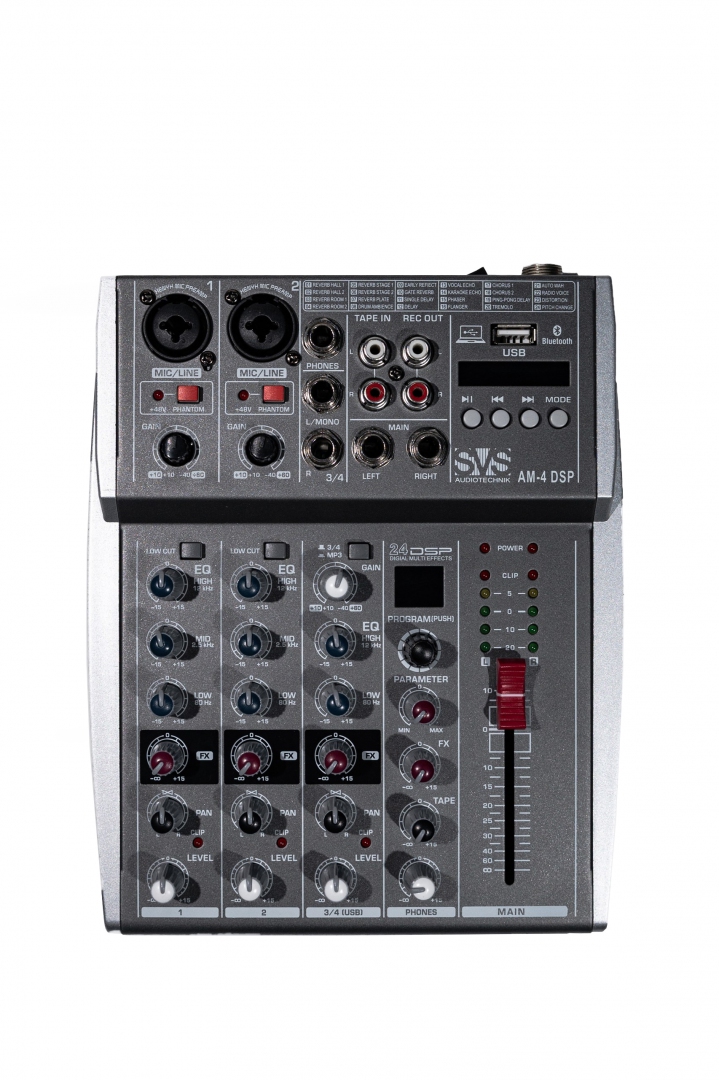 SVS Audiotechnik mixers AM-4 DSP Аналоговый микшерный пульт, 4-канала в Пензе