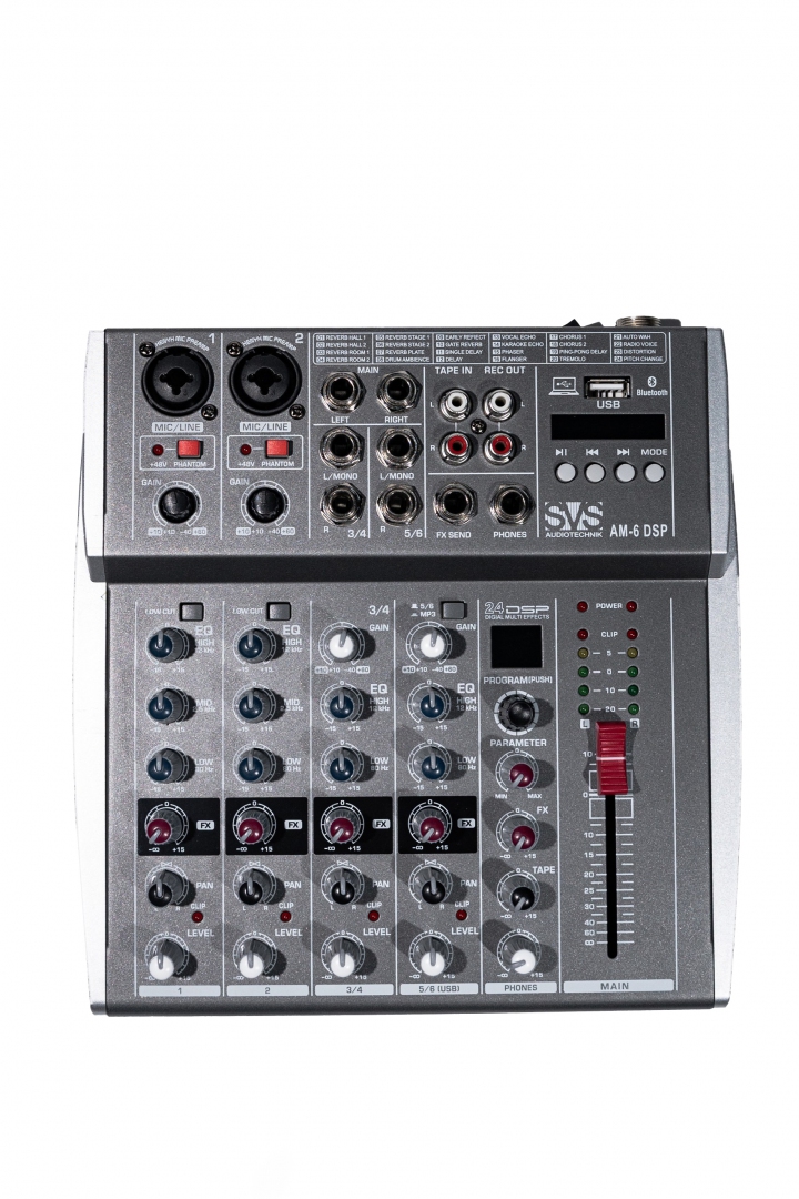 SVS Audiotechnik mixers AM-6 DSP Микшерный пульт аналоговый, 6-канальный SVS Audiotechnik mixers в Пензе